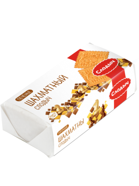 Печенье фас. сахарное Шахматный слодыч 100г*75 Слодыч Печенье фас. сахарное Шахматный слодыч 100г*75 Слодыч